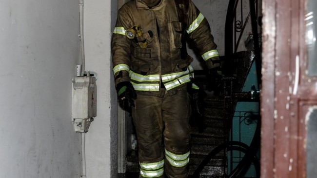 Fatih’te daire yangını