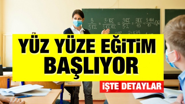 Okul öncesi ve birinci sınıflar yüz yüze eğitime başlıyor