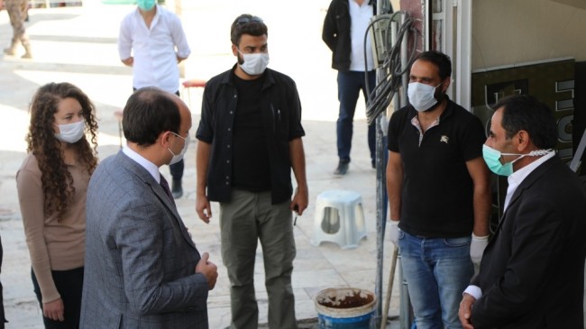 Başkale’de korona virüs denetimleri