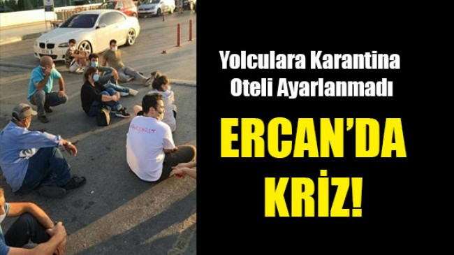 Gelen yolcular Ercan havalimanında mahsur kaldılar