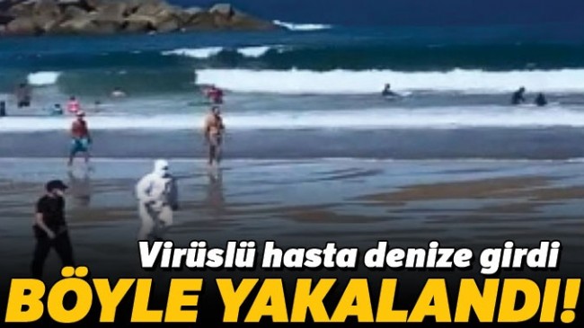 İspanya’da denize giren Covid-19 hastası kadına gözaltı