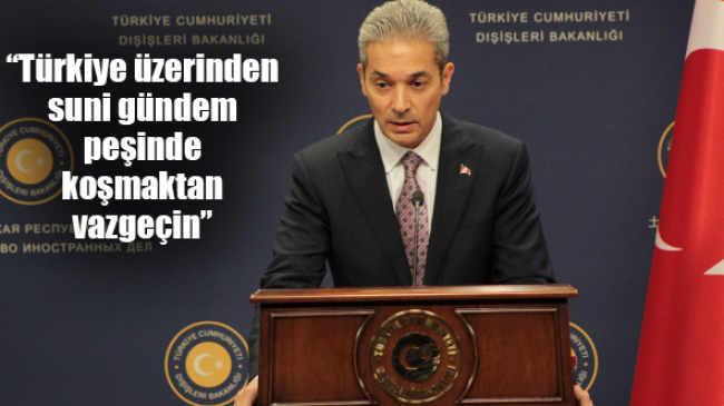 Dışişleri Bakanlığı Sözcüsü Aksoy’dan casusluk açıklaması: