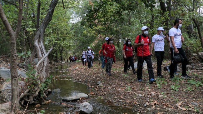 Manisalılar doğa yürüyüşünde buluştu