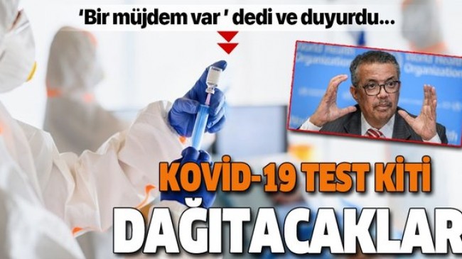 DSÖ düşük ve orta gelirli ülkelere 120 milyon hızlı Covid-19 testi gönderecek