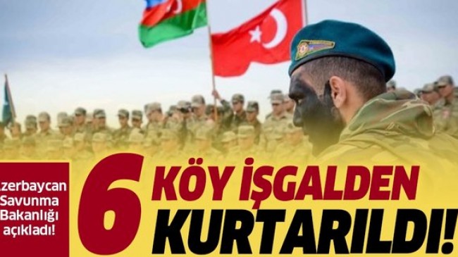 Azerbaycan ordusu bazı köyleri işgalden kurtardı