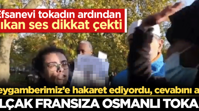 Peygamberimiz’e hakaret eden kadın Osmanlı tokadını yiyince…