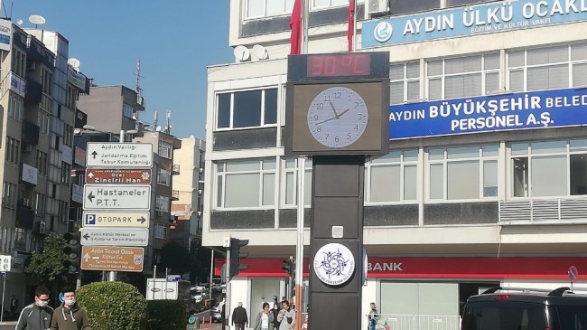 Aydın Kasım ayında yazı yaşıyor