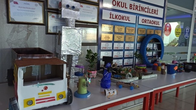 Çöpü sanata dönüştürdüler