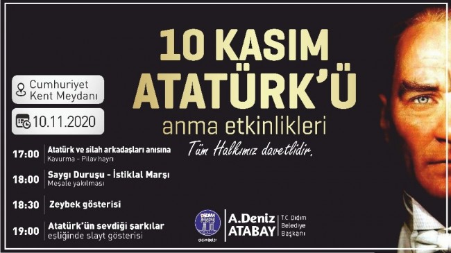 Didim Belediyesi’nden özel anma günü