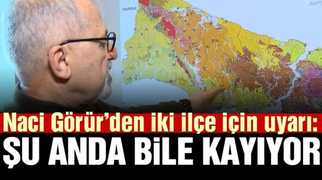 Naci Görür’den İstanbul için kritik uyarı:  Şu anda bile kayıyor