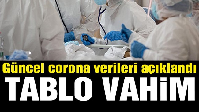 Güncel corona verileri açıklandı!