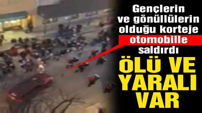 Korteje araçla daldı: Çok sayıda ölü ve yaralı var