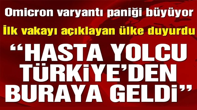 Tunus’ta ilk Omicron vakası: Türkiye’den seyahat eden yolcuda tespit edildi