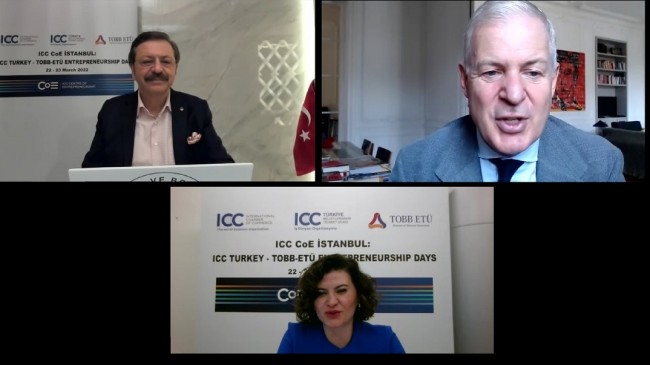 Hisarcıklıoğlu, ICC Türkiye – TOBB ETÜ Girişimcilik Günleri’nin açılışına katıldı
