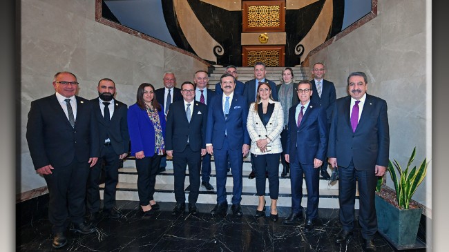 M.Rıfat Hisarcıklıoğlu KTTO Başkanı Deniz ile görüştü