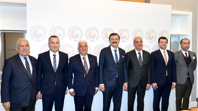 Rıfat Hisarcıklıoğlu ISTAC heyeti ile bir araya geldi