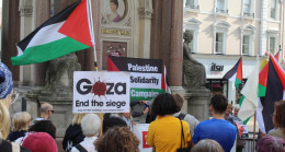 İngiltere’de Filistin’e Destek Protestosu